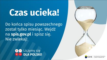 Informacja o spisie. Do końca spisu został tylko miesiąc.