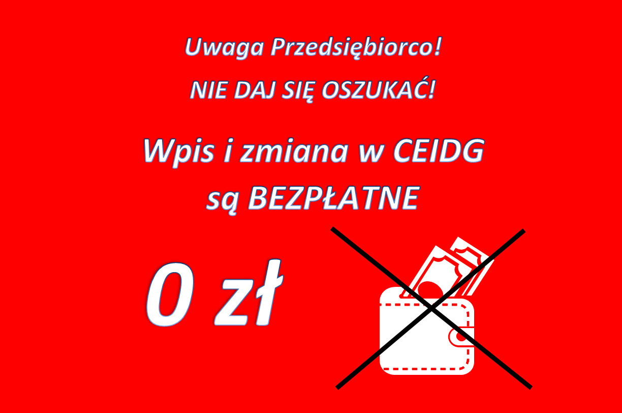 Ostrzeżenie CEIDG