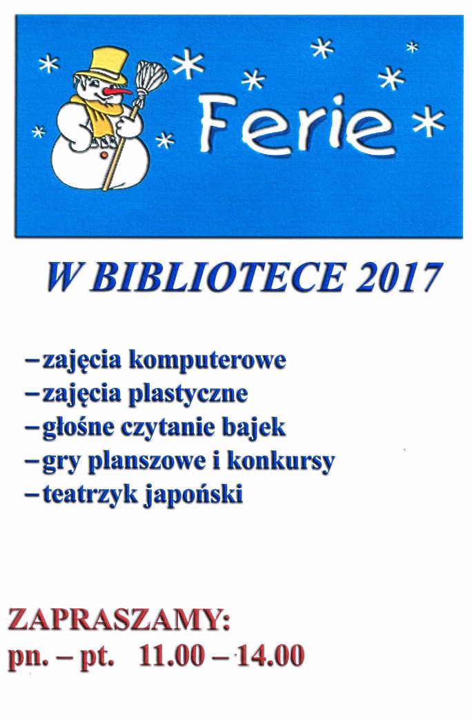 Ferie w Bibliotece Łochów